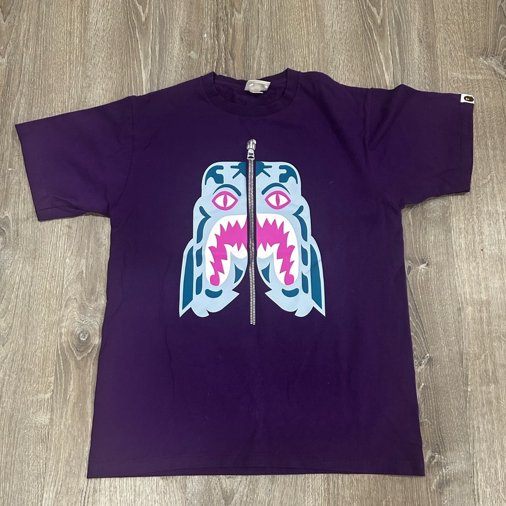 BAPE Color Tiger Tees Purple